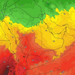 الرياض | انخفاض ملموس على الحرارة اعتبارا من الجمعة 