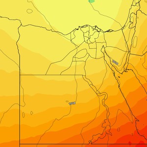 مصر | كُتلة هوائية لطيفة تؤثر على البلاد مُنتصف الأسبوع تترافق بالانخفاض الواضح على درجات الحرارة 