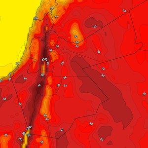 الأردن/الاثنين: ذروة الأجواء الحارة هذا الأسبوع ودرجات الحرارة تتجاوز منتصف الـ30 في عمان