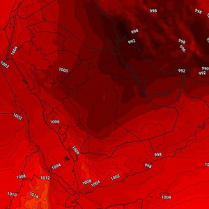 الكويت - نهاية الأسبوع | درجات الحرارة تلامس نهاية الاربعينيات في بعض المناطق مع أول أيام عيد الأضحى   