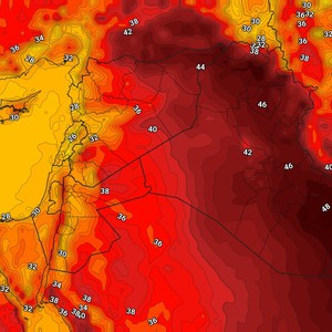العراق انكسار موجة الحر وانخفاض متوقع على درجات الحرارة الأيام القادمة