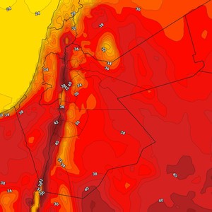 الأردن | أجواء حارة نسبياً إلى حارة في مختلف مناطق المملكة السبت   