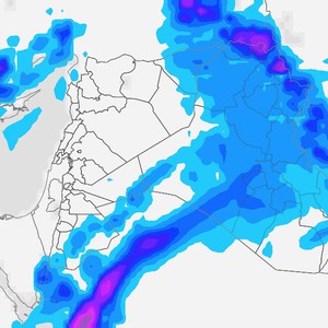 حالة من عدم الإستقرار الجوي شرق البلاد نهار الأحد، وإمتداد ضعيف لمُنخفض جوي ليلاً ونهار يوم الإثنين 