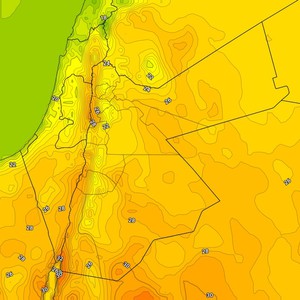 الأردن | المزيد من الانخفاض على درجات الحرارة السبت واجواء ربيعية في مُختلف المناطق   