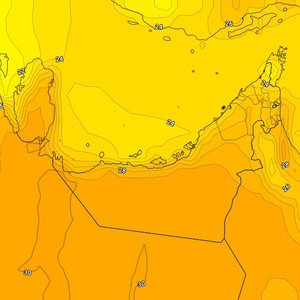 الإمارات - المركز الوطني | طقس صحو إلى غائم جزئيا مع انخفاض طفيف على درجات الحرارة   