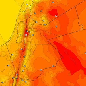 الأردن | طقس خريفي يميل للحرارة عصرًا ودرجات الحرارة حول الـ30 مئوية شرقي العاصمة عمان في الأيام القادمة