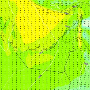 الإمارات | رياح شمالية غربية تبدأ بالاشتداد التدريجي عصر الأربعاء وتصبح قوية الخميس 