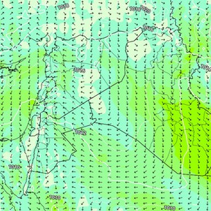 العراق | استمرار نشاط رياح البوارح المُثيرة للغُبار جنوباً وارتفاع ملموس على درجات الحرارة نهاية الأسبوع