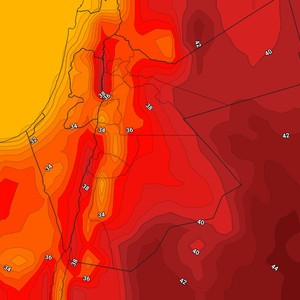 الأردن | كم سترتفع درجات الحرارة غداً الأربعاء مع تزايد تأثر المملكة بالكتلة الحارة؟ ( تفاصيل)