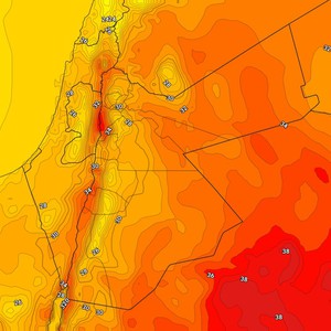 الأردن | استمرار تأثر المملكة بمُنخفض البحر الأحمر السبت    