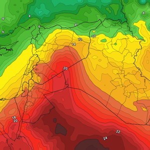 الأردن | ثاني مُنخفض خماسيني لهذا الموسم يؤثر على المملكة بشكل سريع الإثنين 
