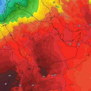 النشرة الأسبوعية للكويت | كتلة هوائية دافئة ودرجات الحرارة تلامس ال30 مئوية 