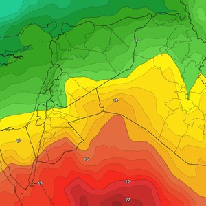 الأردن | ارتفاع على درجات الحرارة الإثنين والثلاثاء وطقس يميل للدفء في الأماكن المُنخفضة 
