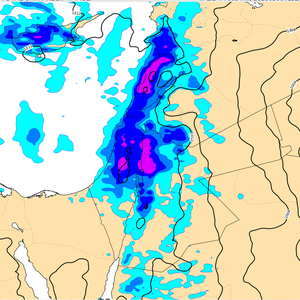 الاردن | حالة من عدم الاستقرار الجوي تتميز بالشدة خلال ساعات الظهر-تفاصيل