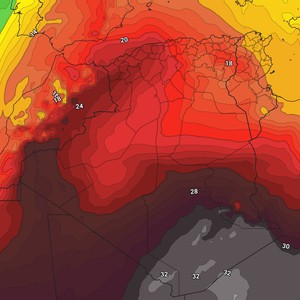 تونس | ارتفاع على درجات الحرارة يومي الجمعة والسبت وفرصة لزخات من الأمطار في هذه المناطق
