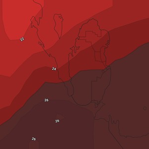 النشرة الأسبوعية لقطر | طقس حار طيلة أيام الأسبوع وفرصة ضعيفة لهطول زخات محلية من الأمطار في القسم الأول