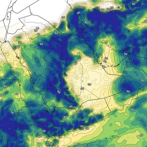 سُحب متوسطة وعالية وإحتمالية لزخات محلية من الأمطار في بعض مناطق جنوب العراق والكويت نهاية الأسبوع