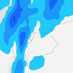 الأردن | اضطرابات جوية تؤثر على المملكة من مساء وليل الأثنين ولعدة أيام 
