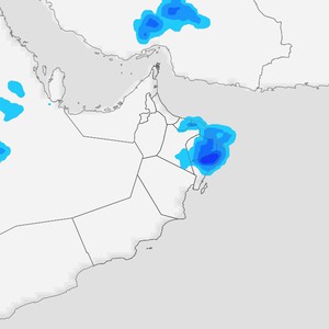 سلطنة عُمان | تجدد نشاط السُحب الركامية على جبال الحجر و المناطق المجاورة يوم الإثنين و اتساع إضافي مُتوقع يوم الثلاثاء