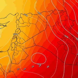 إمتداد مُنخفض جوي يومي الجمعة والسبت