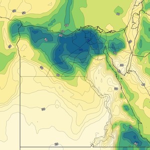 مصر | درجات الحرارة ادفأ من مُعدلاتها نسبةً لمثل هذا الوقت من العام واستمرار الليالي الباردة والضبابية على بعض المناطق نهاية الأسبوع