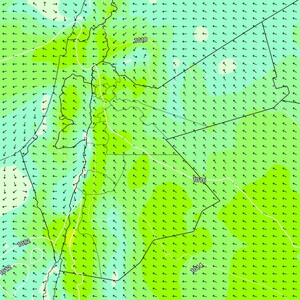 الأردن | من الأحد حتى الخميس تجدد هبوب الرياح الشرقية النشطة على بعض المناطق