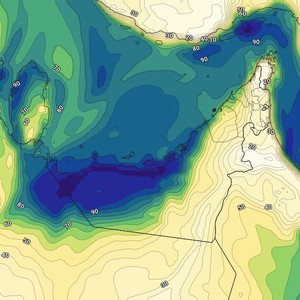الإمارات | رصد فرصة لتشكل الضباب وتدني مدى الرؤية الأفقية على بعض مناطق الدولة فجر الأحد
