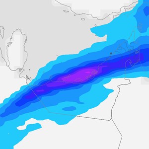 الإمارات | حالة من عدم الاستقرار الجوي تترافق بأمطار مُتفاوتة الغزارة على مناطق متفرقة