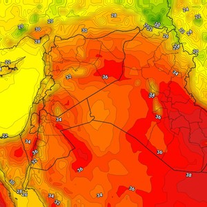 الأردن | درجات الحرارة تبدأ رحلة ارتفاعها التدريجي اعتباراً من يوم الثلاثاء
