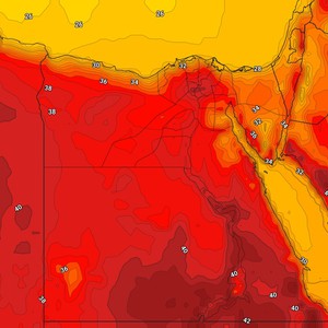 مصر كتلة هوائية حارة تؤثر على البلاد بداية الأسبوع وأمطار رعدية في بعض المناطق