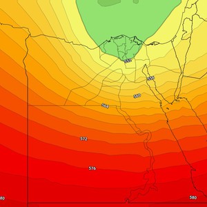 مصر | مؤشرات على مُنخفض يؤثر على البلاد إعتباراً من الاربعاء