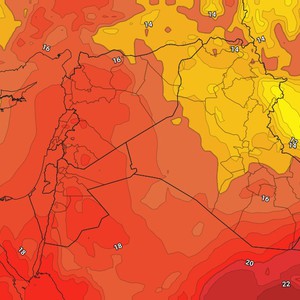 النشرة الأسبوعية للعراق | أسبوع مُضطرب جوياً يَنتظر الدولة وفرص الأمطار الرعدية تشمل العاصمة بغداد   