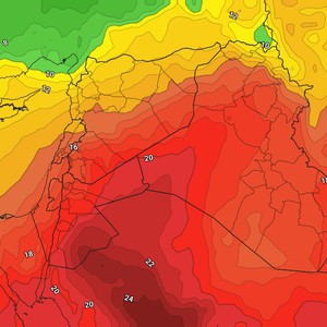 الأردن: ارتفاع إضافي على درجات الحرارة نهاية الأسبوع لتتجاوز منتصف الـ20 مئوية في مختلف المدن