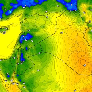 Jordan: Temperatures are colder than usual at night, and the need for coats continues.