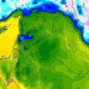 العراق | انخفاض على درجات الحرارة الليلية وجليد مُتوقع على القمم الشمالية