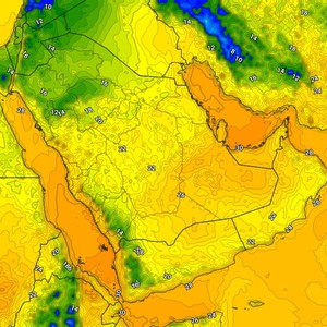 السعودية | كتلة هوائية خريفية ذات درجات حرارة معتدلة تبدأ تأثيرها على شمال المملكة نهاية الأسبوع
