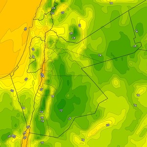 نهاية الأسبوع | ليالي مائلة للبرودة فوق المرتفعات مع إرتفاع ملحوظ في نسب الرطوبة