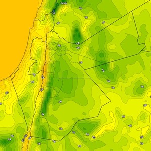 الأردن | برودة نسبية على الطقس ليلاً وفي الصباح الباكر والصغرى تقترب من 10 درجات مئوية في هذه المناطق