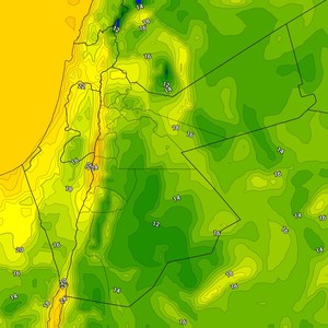 الأردن | ليالي مائلة للبرودة فوق المرتفعات الجنوبية والسهول الشرقية مع ارتفاع ملحوظ على نسب الرطوبة