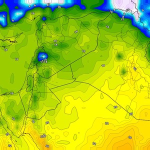 العراق | امتداد لمُنخفض البحر الأحمر وعودة مُرتقبة للأجواء الدافئة بعد طول غياب