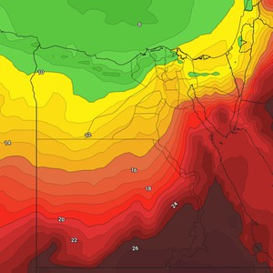 Egypt | An increase in the hot mass on Tuesday, and the temperature is close to 40 degrees in several areas, and a sharp drop is expected at the end of the week