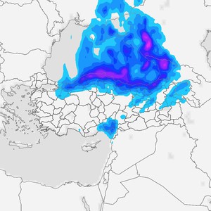 La première dépression atmosphérique orageuse et pluvieuse de cette saison touche la Turquie, alors qu&#39;en est-il du Levant ?