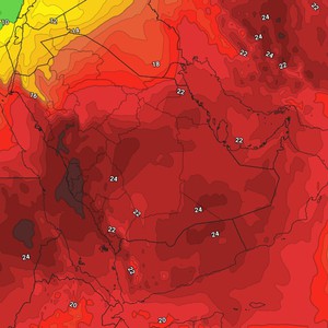 كتلة هوائية أقل حرارة تندفع من بلاد الشام إلى المنطقة.. هل تكون بداية للوسم؟