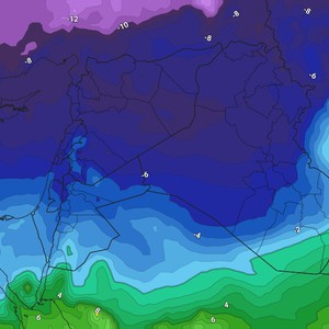موجة قطبية قارسة البرودة تؤثر على العراق تتدنى معها درجات الحرارة إلى ما دون الصفر المئوي بعدة درجات وتتصادف مع ثلوج بعدة مناطق