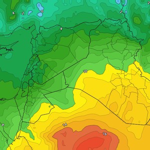 النشرة الأسبوعية للعراق | طقس أدفأ من المُعتاد فوق بعض المناطق تزامناً مع تجدد الأحوال الجوية غير المُستقرة إعتباراً من فجر الإثنين ولعِدة أيام
