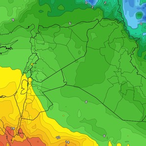 الأردن | استمرار الأجواء المُستقرة ولا مؤشرات على هطول الأمطار خلال الأسبوع الحالي