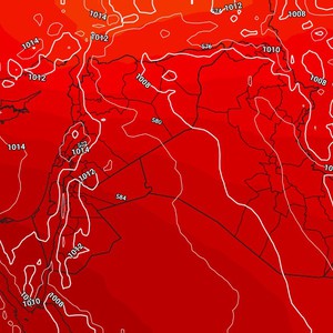 الأردن | كتلة هوائية حارة نسبياً تؤثر على المملكة إعتباراً من الأربعاء