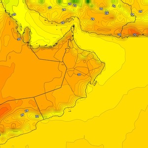 الدفء يشتد | درجات الحرارة تتجاوز ال30 درجة مئوية على مناطق واسعة من قطر والإمارات وعُمان إعتباراً من السبت