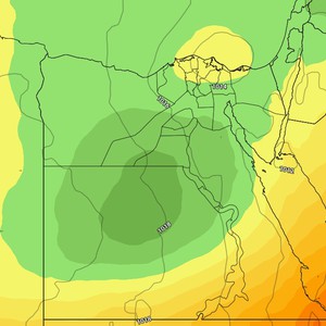 مصر | كُتلة هوائية باردة نسبياً إعتباراً من الأربعاء