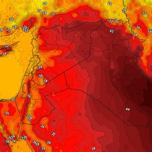 Iraq | The absence of heat waves in the country during the remainder of July and the beginning of August, and the weather is normal summer